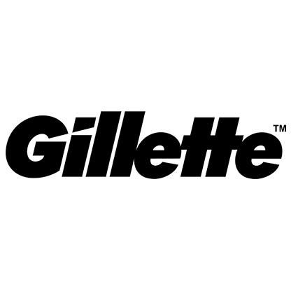 Gillette brand logo 02 decal supplier